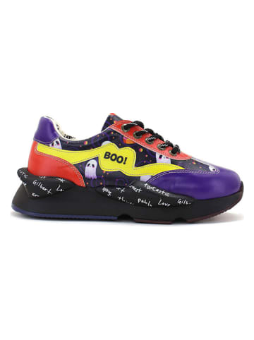 Goby Sneakersy w kolorze granatowo-żółto-czerwonym