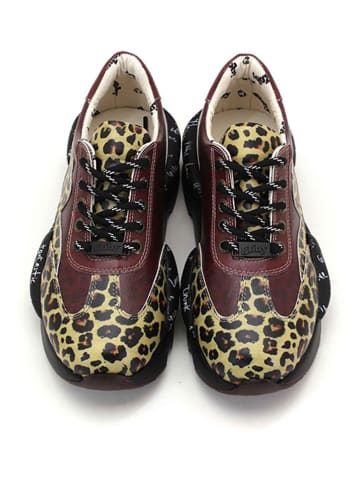 Goby Sneakers geel/bruin