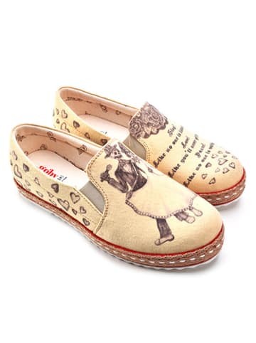 Goby Slipper in Beige