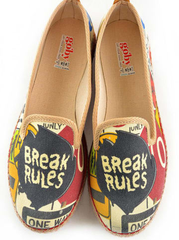 Goby Slippersy w kolorze beżowym