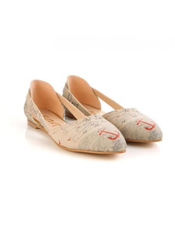 Goby Ballerina's beige/meerkleurig