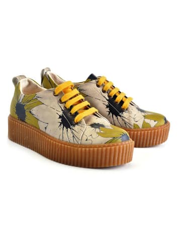 Goby Sneakers geel/crème