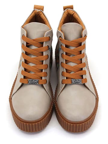 Goby Sneakersy w kolorze kremowym