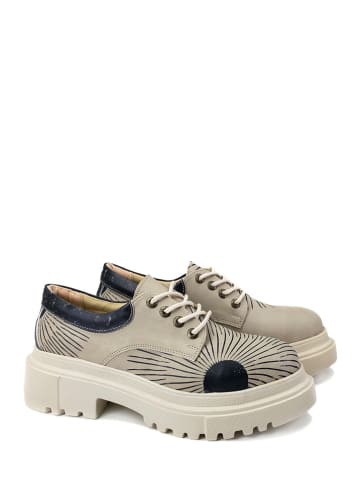 Goby Veterschoenen beige/meerkleurig