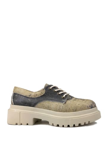 Goby Veterschoenen beige/antraciet