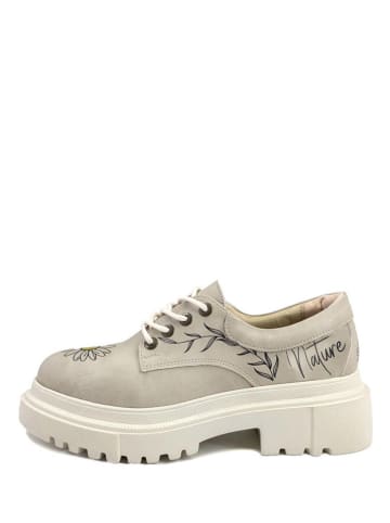 Goby Veterschoenen beige/meerkleurig