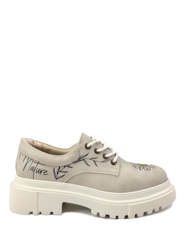 Goby Veterschoenen beige/meerkleurig