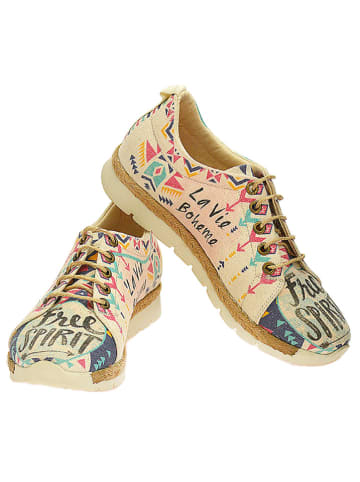 Goby Sneakers in Beige/ Bunt
