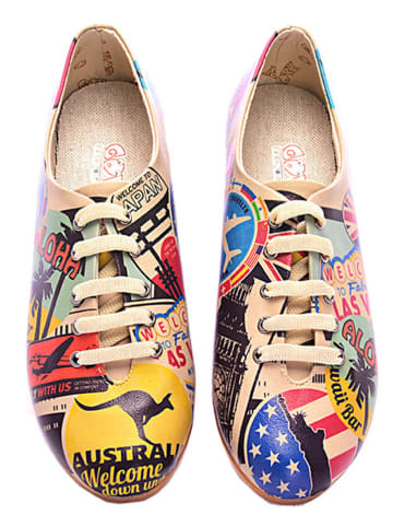 Goby Leder-Sneakers in Bunt