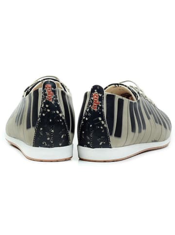 Goby Leder-Sneakers in Schwarz