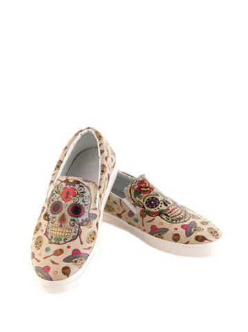 Goby Slipper in Creme/ Bunt