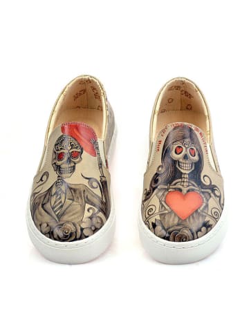 Goby Slippersy w kolorze beżowym