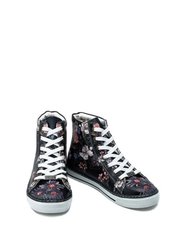 Goby Sneakersy w kolorze czarnym ze wzorem