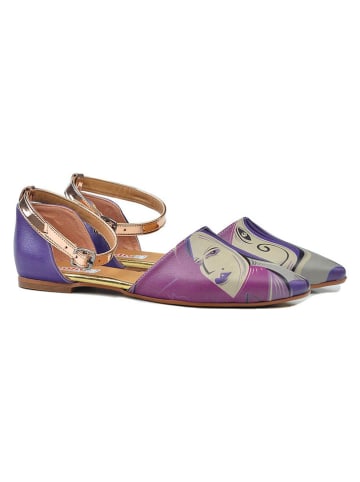 Goby Baleriny w kolorze fioletowym