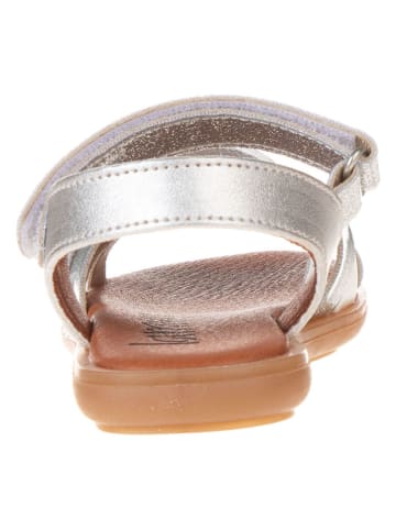 lamino Sandalen in Silber