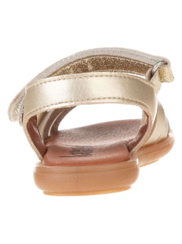 lamino Sandalen goudkleurig
