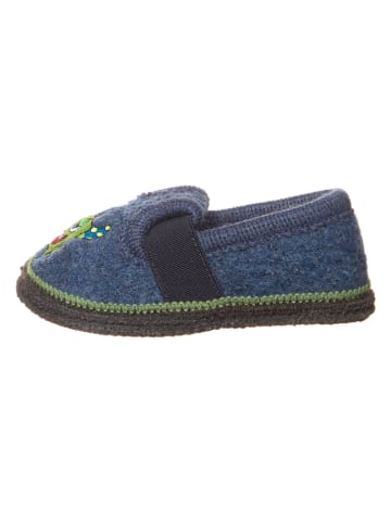 lamino Pantoffels "Monster" blauw