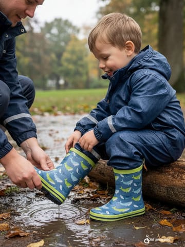 lamino Gummistiefel in Blau