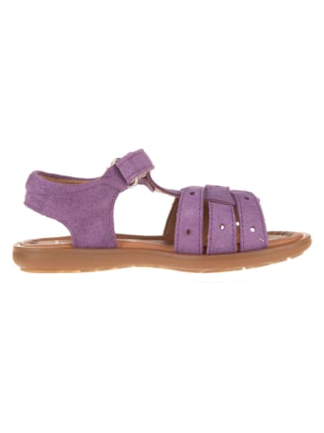 lamino Leder-Sandalen in Lila