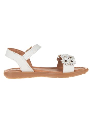 lamino Leder-Sandalen in Weiß