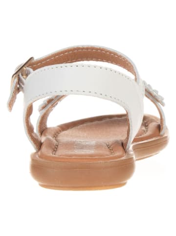 lamino Leder-Sandalen in Weiß