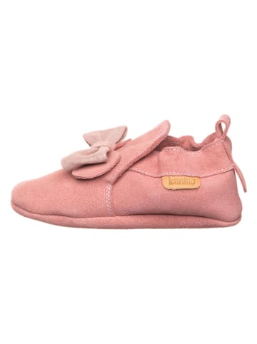 lamino Leder-Krabbelschuhe in Rosa