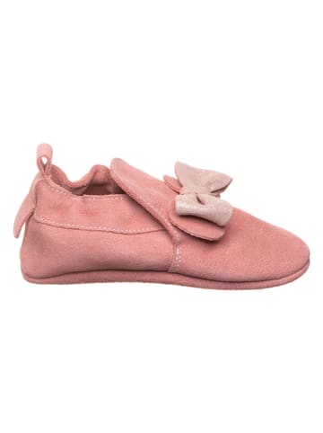 lamino Leder-Krabbelschuhe in Rosa