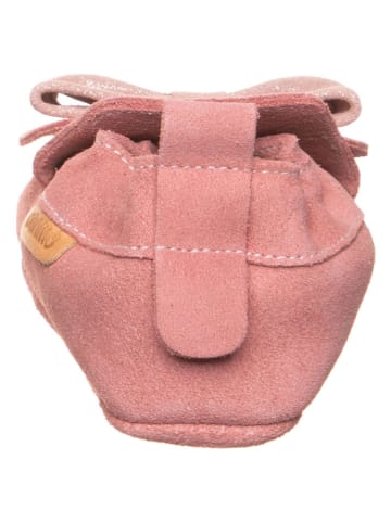 lamino Leder-Krabbelschuhe in Rosa