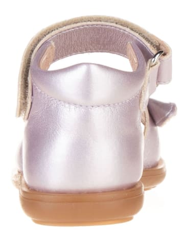 lamino Leder-Sandalen in Lila