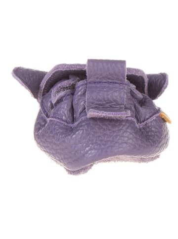 lamino Leder-Krabbelschuhe in Lila