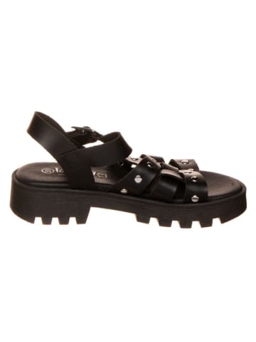 lamino Leder-Sandalen in Schwarz