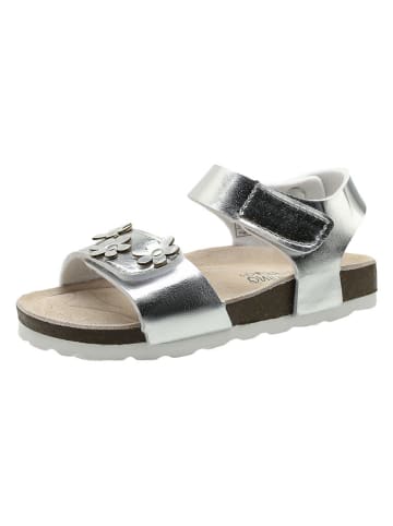 lamino Sandalen zilverkleurig