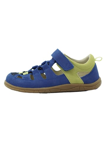 lamino Leren barefootenkelsandalen donkerblauw