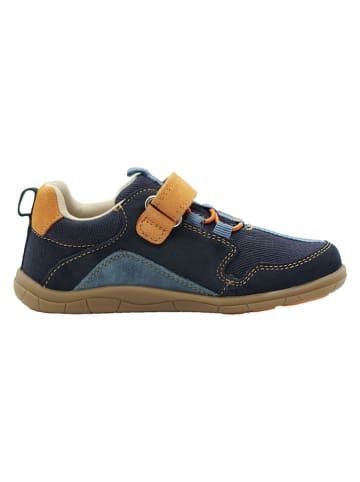 lamino Leren barefootschoenen donkerblauw