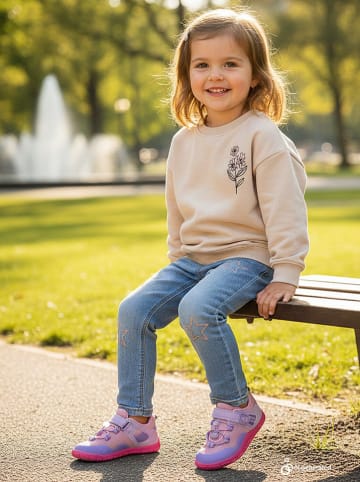 lamino Buty w kolorze jasnoróżowo-fioletowym do chodzenia na boso