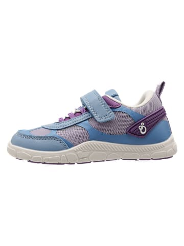 lamino Barfußschuhe in Hellblau/ Lila