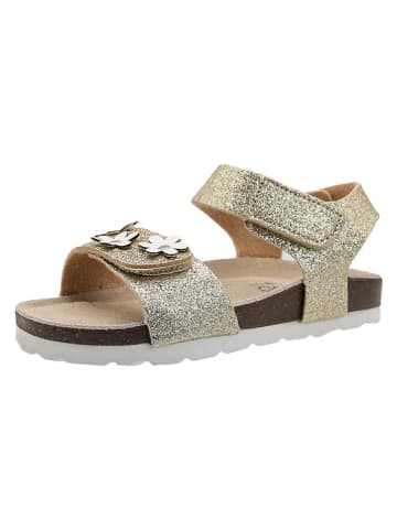 lamino Sandalen goudkleurig