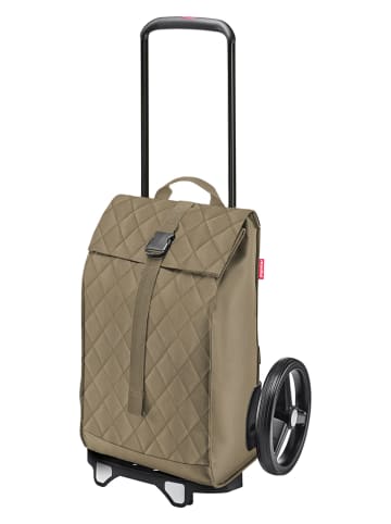 Reisenthel Einkaufstrolley "Citycruiser" in Khaki - (B)34 x (H)55 x (T)22 cm