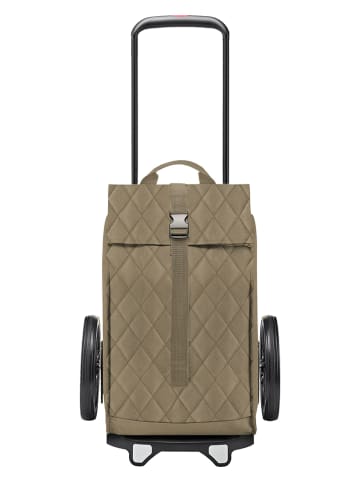 Reisenthel Einkaufstrolley "Citycruiser" in Khaki - (B)34 x (H)55 x (T)22 cm