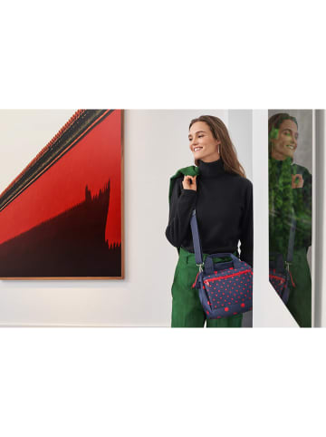 Reisenthel Torebka "Allrounder" w kolorze czerwono-granatowym - 22 x 24 x 13 cm