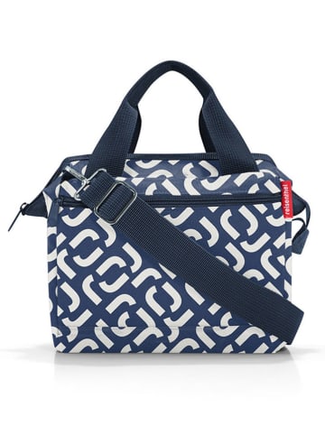 Reisenthel Schoudertas "Allrounder" donkerblauw/wit - (B)22 x (H)24 x (D)13 cm