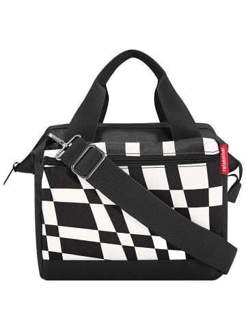 Reisenthel Schoudertas "Allrounder" zwart/wit - (B)22 x (H)24 x (D)13 cm
