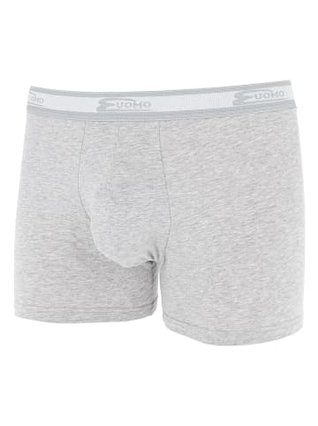 COTONELLA 2er-Set: Boxershorts in Hellgrau