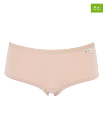 COTONELLA 2er-Set: Pantys in Beige