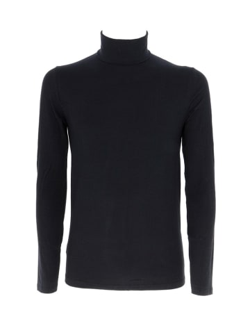 COTONELLA Longsleeve in Schwarz