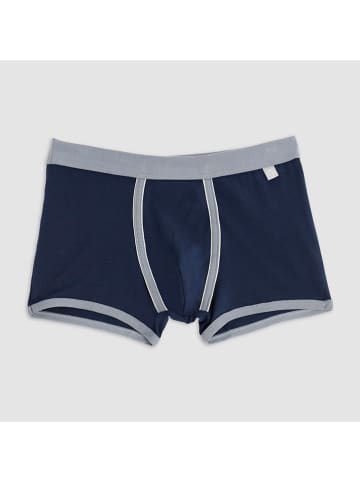 COTONELLA 2er-Set: Boxershorts in Dunkelblau/ Grau