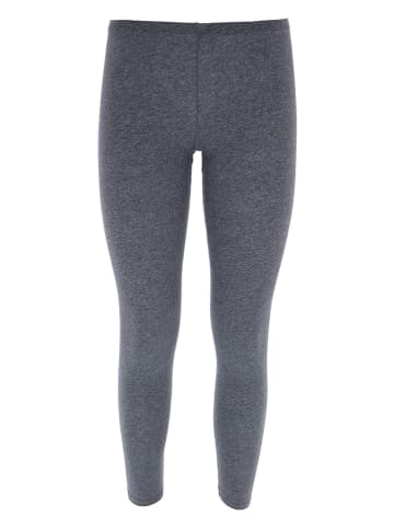 COTONELLA Legginsy w kolorze szarym