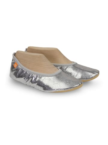 Helbie Hausschuhe "Party" in Silber