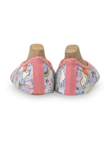 Helbie Kapcie "Happy" w kolorze fioletowym