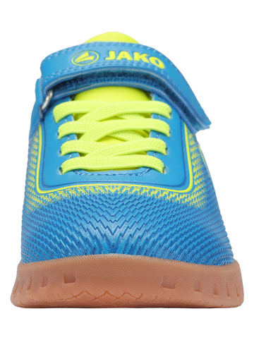 Jako Hallen-Fußballschuhe "Course" in Blau/ Gelb